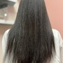 Silk Press- mid back / waist length hair