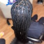 Medium-large Knotless Box Braids