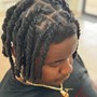 Retwist locs