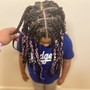 Kid's Natural Braids with beads