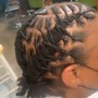 At home Individual Braids natural hair