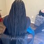 Small Knotless Box Braids