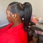 Shoulder length 2 strand twists