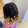 Kid's Natural Braids with beads