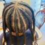 Kid's Natural Braids with beads