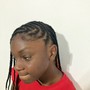 Children’s Braids with hair added