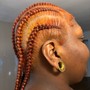 Boho ( Ponytail & Stitch Braids )