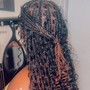 Boho knotless plaits