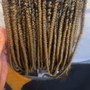 Feed In Braids with beads