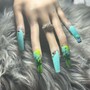 Freestyle nail art