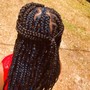 Small knotless braids