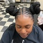 Loc curls/ pipe cleaner curls