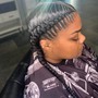 Large Braid or Flat Twist UpDo  (Natural Hair All Up)