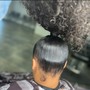 Small Stitch Feed In Ponytail