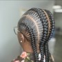 Medium Braids Or Flat Twist  (All Hair Up)