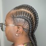 SMedium Braids Or Flat Twist  (All Hair Up)