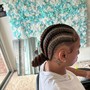 Medium stitch braid ponytail