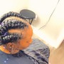 Braided ponytail