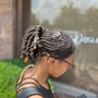 Short loc re twist & style