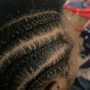 2 Feed in /stitch braids