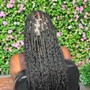 Medium Knotless Braids