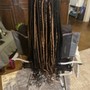 Micro twist back/waist length