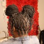 Butterfly locs medium