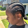 2 Feed in /stitch braids