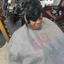 Short style add weave with rinse