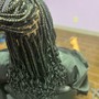 Small Individual Braids "40 inches" mid back