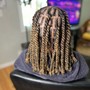 Invisible Locs with Marley Hair