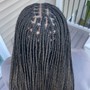 Cornrows stitching or traditional