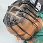 Mens Box Braids