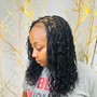 Invisible locs(no hair added)