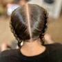 Feed-in Ponytail