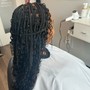 Kinky Twists (shoulder length)