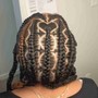 Island twist with curls