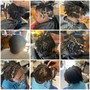 Kids Full Head Loc Retwist & Style (9 and under)