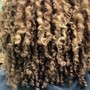 Natural hair: Finger Coils