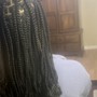 Sm Knotless Braids (shoulder length)