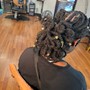 Loc Re-twist wash and style