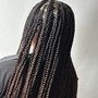 Smedium Knotless braids /box braid