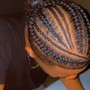 Smedium Knotless braids /box braid