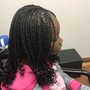 Knotless braids