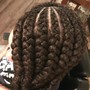 Braids cornrows (10& up)