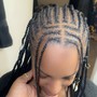 COLORED BRAIDING HAIR