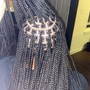 Large knotless braids