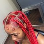 Jumbo knotless braids