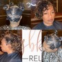 Loc MiRI Treatment & Retwists (Shaved Sides & Back)