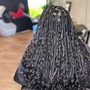 Medium Knotless Braids